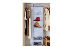 China White 6 Shelf Hanging Organizer , Hanging Closet Sweater Organizer supplier