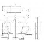 Integrated Circuit ChipW-CDMA 2110 MHz to 2170 MHz fully integrated Doherty transistor  BLD6G22LS-50  SOP for sale