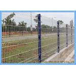 Powder Coated Wire Mesh Fence Panel Welded Metal Curved For Garden