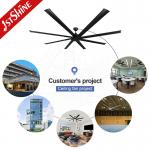 OEM Remote Control Workout Room Ceiling Fans With Light Gymnasium