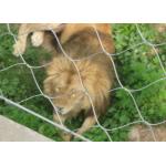 AISI316L Soft Zoo Wire Mesh Net , Ferruled / Knotted Wire Mesh Fence For Animals for sale