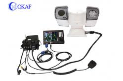 China Car Roof Long Range PTZ Camera 2.0 Megapixel With LED Warning Lights supplier