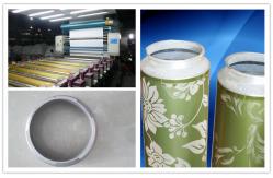 China 640 819mm Repeat Ni Nickel Rotary Screen 125Mesh For Textile Printing supplier