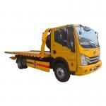 China Rollback Flatbed Wrecker Tow Truck Towing Car Recovery Truck One to Two Equipment for sale