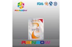 China Plastic disposable shampoo packaging grip seal bags with tear notch supplier
