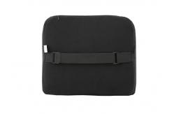 China Black Memory Foam Back Support Cushion , Lumbar Sleeping Bolster Pillow supplier