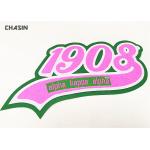 Big Size Chenille Letter Letterman Patches For College Jacket Pink Colour for sale