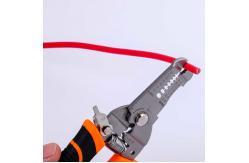 China 4Cr13 175mm Copper Wire Strippers Universal Wire Stripping Tool With Safety Locker supplier