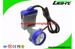 China Shock Resistant Miners Cap Lamp 10000 Lux With Cable 1.4m / 1.6m supplier