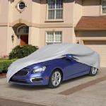 Customized Custom Fit Car Covers UV Protection Scratch Proof Gray Color for sale