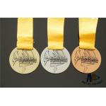 OEM Die Cast Torch Medals Antique Silver / Copper Eco - Friendly for sale