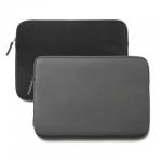 Customized Laptop Bag Sleeves , Neoprene Laptop Case with black grey color for sale