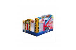 China Children Fun Park Inflatable Bounce House With Large Slide supplier