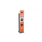 Facial Recognition Digital Hand Sanitizer Kiosk Temperature Screening for sale