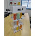 Customized Essential Oil Display Stand Acrylic Countertop Display Rack With Drawers