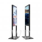 Aluminum Structure 2160P 2500nits Indoor Digital Signage Floor Standing for sale
