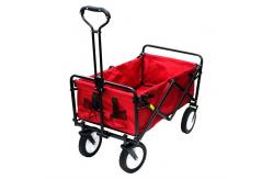 China Collapsible Four Wheel Folding Wagon Cart Garden Pull Heavy Duty supplier