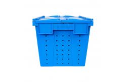 China Customized Logo Plastic Turnover Moving Container And Box For Logistics supplier