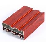 Aluminum Extrusion New Design Wood Finish Aluminium Profiles For Windows & Doors for sale