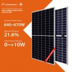 640w - 670w Half Cell Mono Solar Panel Warehouse for sale