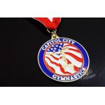 Customized Dancing Running Award Medals With Ribbon , Custom Race Medals