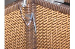 China Brown Resin Wicker Storage Box supplier