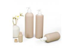 China 100ml-500ml Recyclable Lotion Shampoo Dispensers with Pump and Wheat Straw Body Material supplier