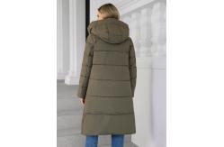 China Stylish Mid Length Woman Down Jacket For Fashionable Women supplier