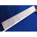 Custom Frosted Square Large 2.2g/Cm3 Quartz Glass Sheet for sale