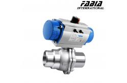 China 2 Piece Pneumatic Control Ball Valve 1 Inch 2 Inch Butt Welding supplier