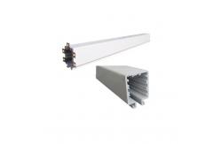 China Surface Mounted Indoor Lighting Busway IP54 With Silver Finish supplier