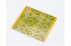 China Yellow Lead Free PCBA SMT 6 Layer PCB Fabrication Tin Spraying Process supplier
