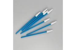 China Small Pointed Dacron Head Polyester Tip Swab 3 Lint Free Double Layer supplier
