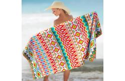China Personalized Microfiber Sand Free Custom RPET Beach Towel With Zipper Pocket supplier