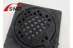China Ductile Iron Mini Manhole Cover And Frame GGG50  A15 Black Asphalt Paint supplier