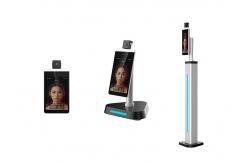 China All In One Temperature Kiosk Non Contact Infrared Thermometer For Body Temperature supplier