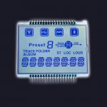 7 Segment Numeric LCD Panel REACH FSTN Positive For Thermostat