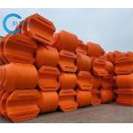 Orange / Yellow Cylindrical HDPE Pipe Floater DN1100 For Dredger Pipelines for sale
