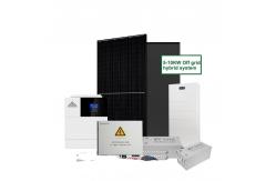 China Wall Mounted 8kw Off Grid Solar System With Solar Panel All In One supplier