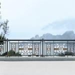 Aluminum Railing with Customizable Horizontal Slat Design for Pool and Yard