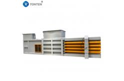 China Horizontal Waste Paper Hydraulic Baler Plastic Bottle Baler Machine supplier