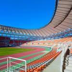 Eco Friendly Athletic Running Track Spray Coating System for sale