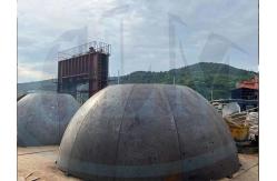 China Specialized Carbon Steel Joggle Dished Head Pressure Vessel Hemispherical Ends supplier
