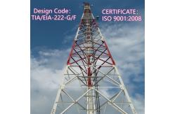 China Wireless Galvanized Self Supporting 3 Leg Angular Steel GSM Communication Tower Supplier supplier