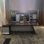 Business Furniture Table And Chair Luxury Wooden Paint Boss Desk for sale