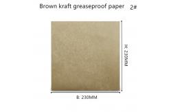 China Disposable Coloured Greaseproof Wrapping Paper For Hamburger supplier