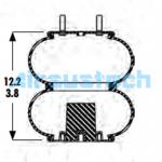 2B9-251 High Corrosion Resistance Goodyear Air Spring FD 200-25 429 Contitech Air Super Cushion Bellows for sale