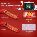 1600mAh Battery LED Light Therapy Machine Less 5 Mw Laser Output Power for sale