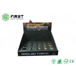 Customized Counter Display Racks With Holes Retail Promotion Cardboard Counter Display