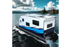 China 6T Capacity Aluminum Material Houseboat Hire 4m Width Design supplier